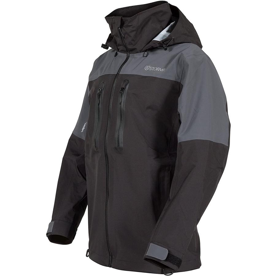 【並行輸入品】Stormr Aero メンズ 防水レインジャケット(ブラック)、(スモール) Stormr Aero Men's Waterprの画像