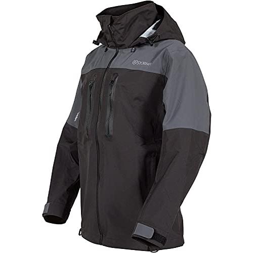 【並行輸入品】Stormr Aero メンズ 防水レインジャケット(ブラック)、(スモール) Stormr Aero Men's Waterprの画像