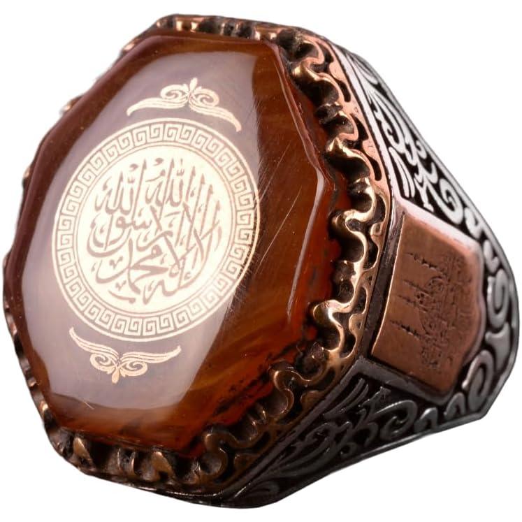 実物　イラン製 イスラム革命防衛隊　シルバーリング S925 カルバラ石使用 実物 イラン製 イスラム革命防衛隊 シルバーリング S925 カルバラ石使用