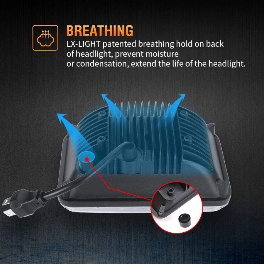 【並行輸入品】LX-LIGHT ドット 4×6inチがpeterbil KENWORTH freightingerフォードプローブシボレーオールズモビ_3