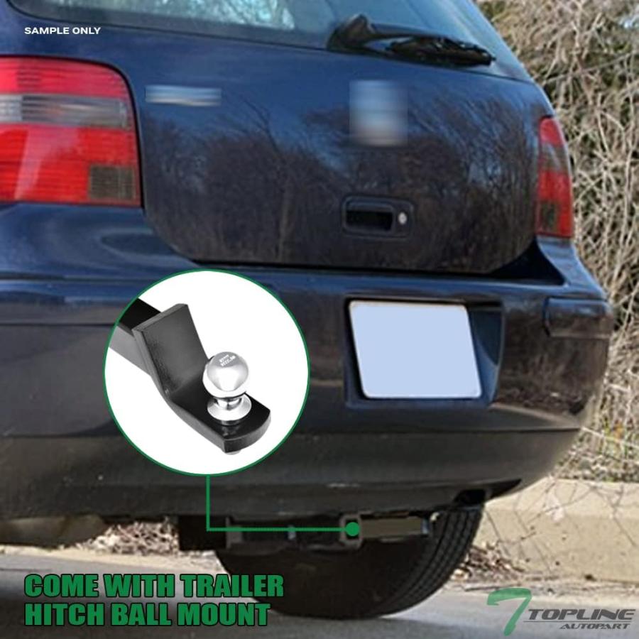 並行輸入品】Class 3 III Black 2inch Receiver Tube Rear Bumper 