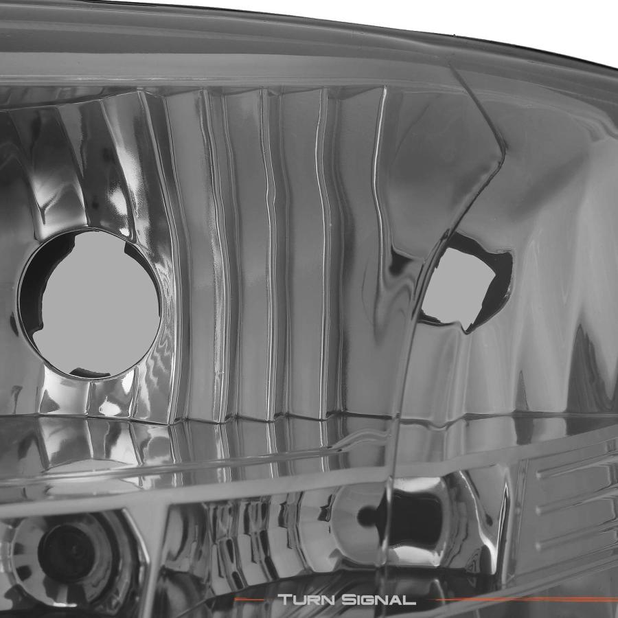 【並行輸入品】AKKON - 日産タイタン アルマンダ スモークスモーク デュアルヘイロー プロジェクター LEDヘッドライト フロントランプ 交換用の画像