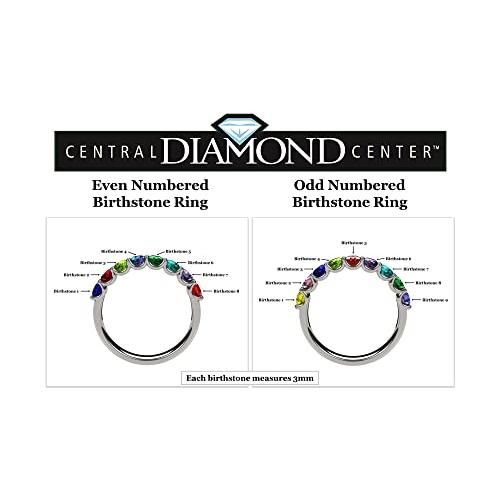 【並行輸入品】(セントラルダイヤモンドセンター) Central Diamond Centerファミリーリング スターリングシルバーまたは10K_7