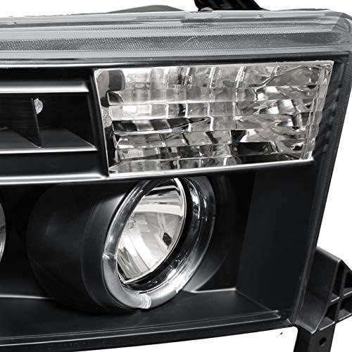 【並行輸入品】トヨタ タンドラ セコイア ブラック デュアル ヘイロー リング プロジェクター LED 交換用ヘッドライト 左/右ランプ　_4