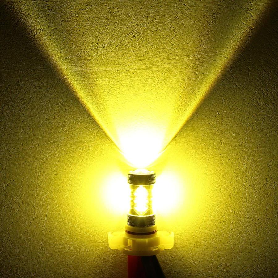 【並行輸入品】Alla Lighting 5201 5202 LED フォグライト電球 Xtreme 超高輝度 ハイパワー 3030 SMD 車 トラの画像
