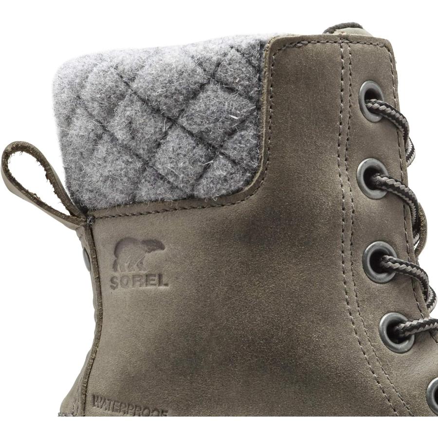 並行輸入品】[ソレル] Women's Slimpack Ii Lace Quarry/Black High
