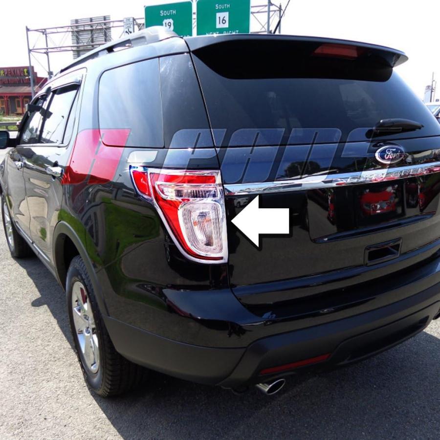 【並行輸入品】A-PADS (Just overlay Chrome Tail Light COVER Bezel Taillights Lightの画像