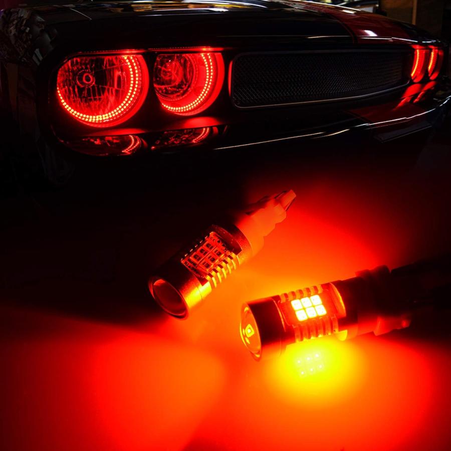 【並行輸入品】JDM ASTAR 非常に明るいPX チップ 3057 3157 4057 4157 レッドブレーキLED電球の画像
