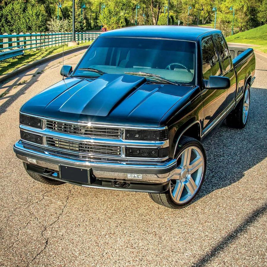 【並行輸入品】Spec-D Tuning Chrome Smoke Headlights for 1988-1998 Chevy Chevroletの画像