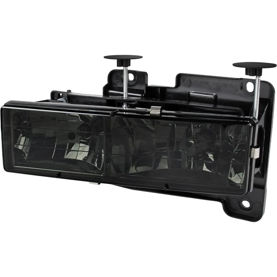 【並行輸入品】Spec-D Tuning Chrome Smoke Headlights for 1988-1998 Chevy Chevroletの画像