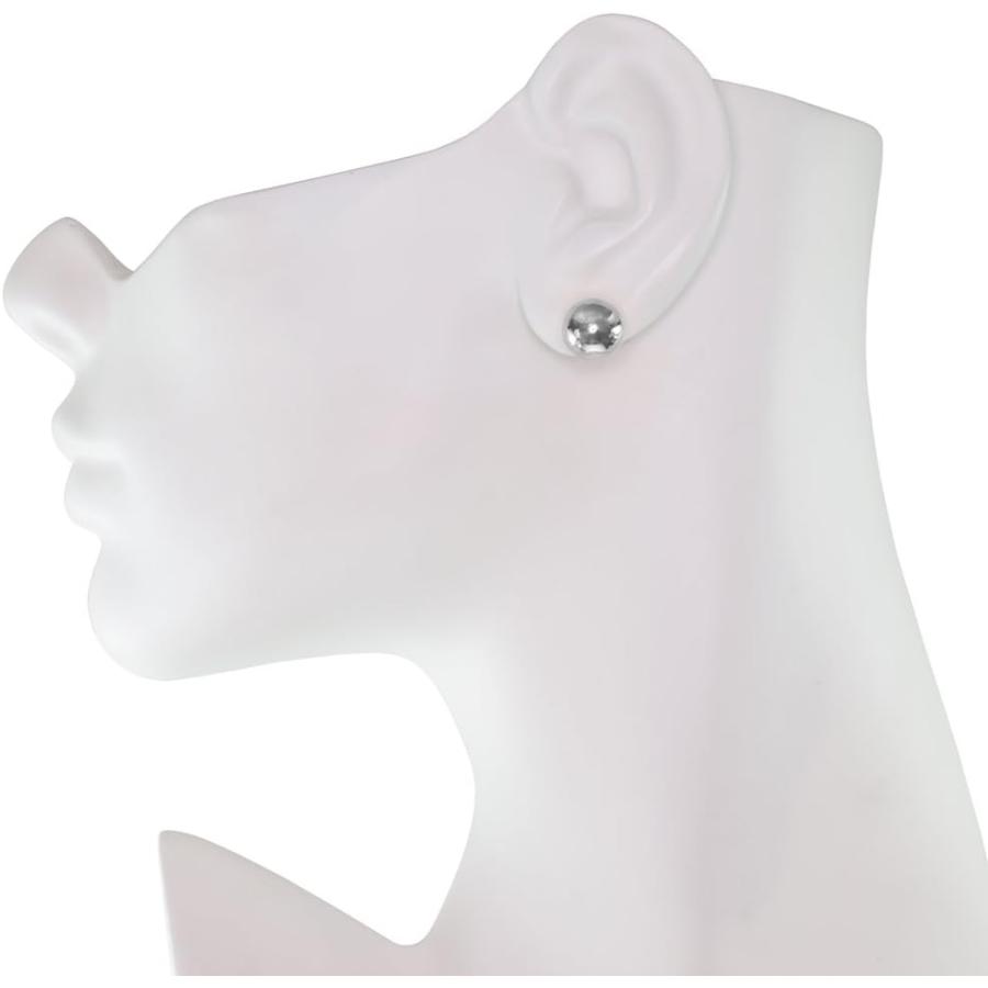 【並行輸入品】スターリングシルバーボールスタッドイヤリング、2mm - 10mm　_4