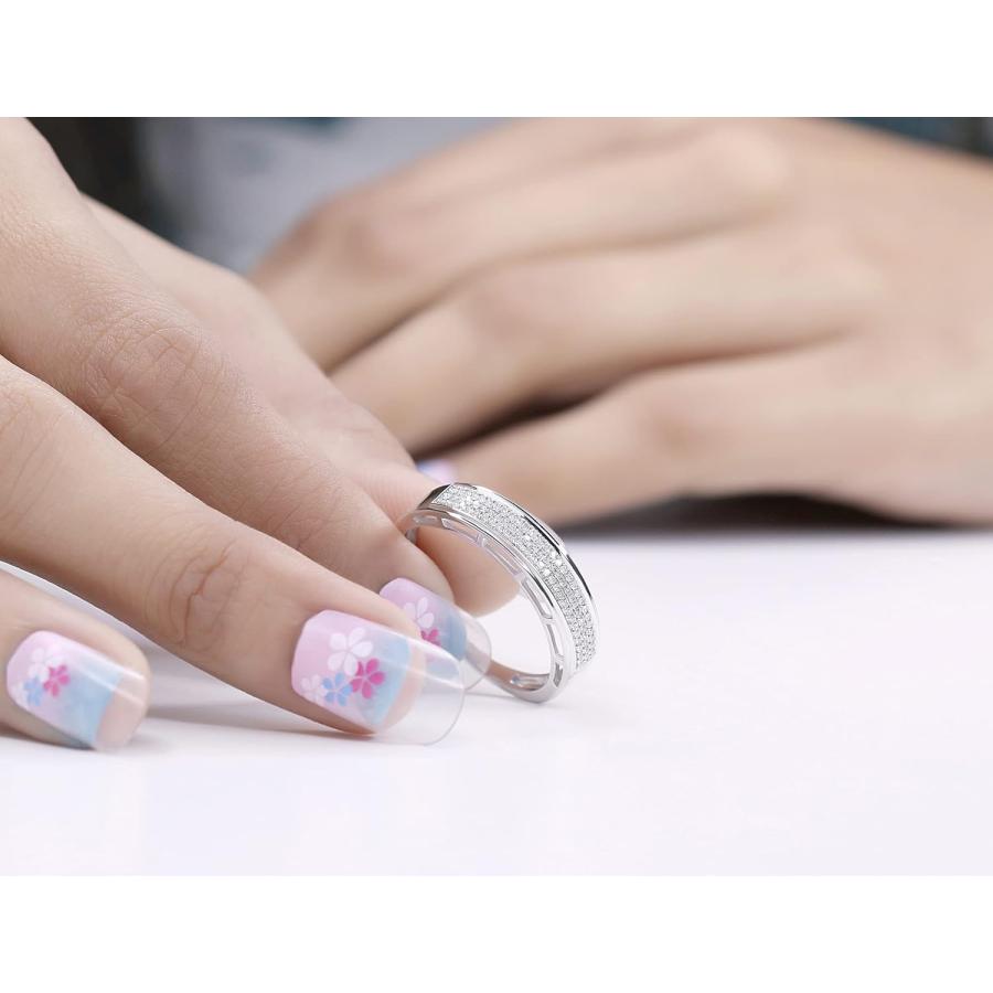 【並行輸入品】0.25カラット（CTW）10 Kゴールドラウンドホワイトダイヤモンドメンズヒップホップ結婚記念バンド1 / 4 ct (USA リングの画像