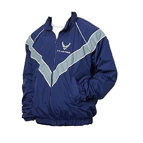 【並行輸入品】米国空軍AFブルーウィンドブレーカー物理トレーニングPt UniformジャケットTop ipfu カラー: ブルー DSCP Nの画像