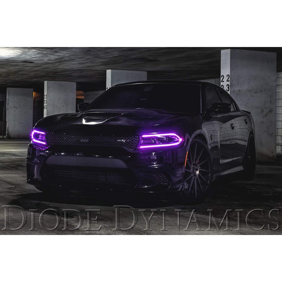 【並行輸入品】ダイオード ダイナミックス RGBW マルチカラー DRL キット Dodge Charger 2015-2018 (USDM) 対応の画像