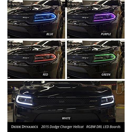 【並行輸入品】ダイオード ダイナミックス RGBW マルチカラー DRL キット Dodge Charger 2015-2018 (USDM) 対応の画像