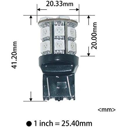 【並行輸入品】PA LED 2PCS 13SMD T20 7443 Ice Blue Auto LED Bulb 12V for Turn Signa_1