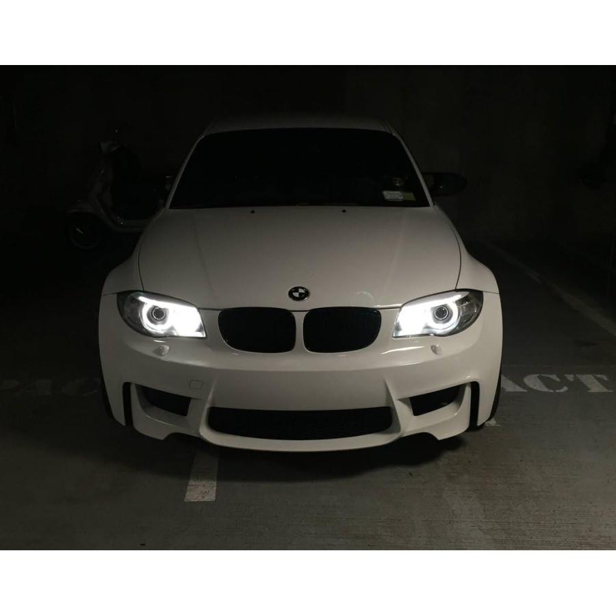 【並行輸入品】GFJMC 63217760782クリーLEDエンジェルアイハロー電球H8 180WクリーLEDマーカーハローライトBMW E82 E9の画像