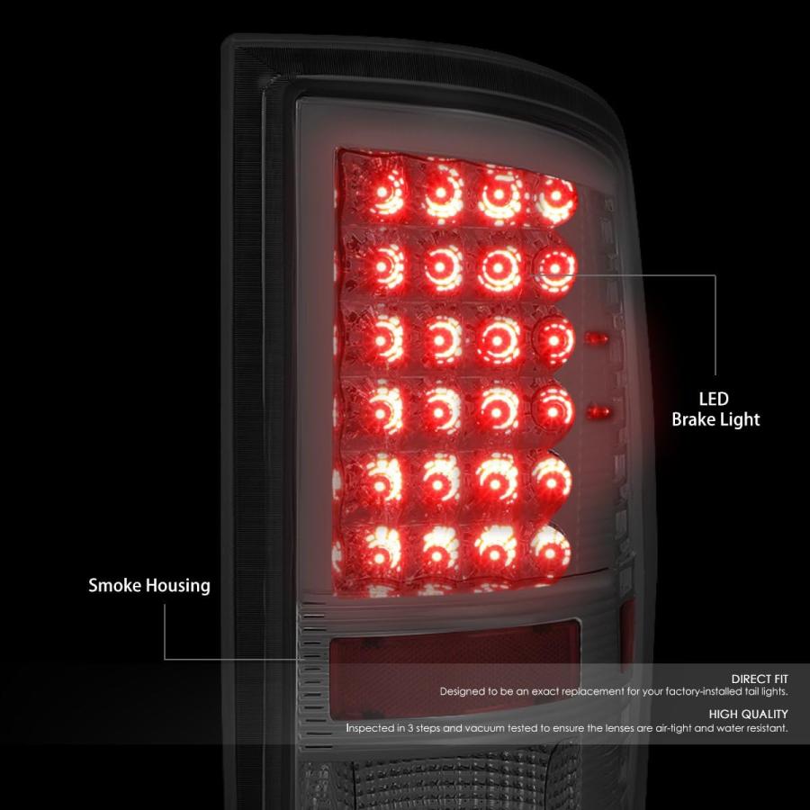【並行輸入品】DNA Motoring TL-DRAM09-LED-CH-SM LEDテールライト(運転席&助手席側)　_1