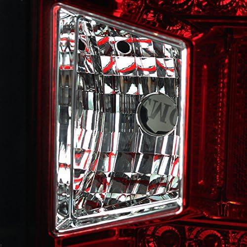 【並行輸入品】Chevy Silverado GMC Sierra Red Smoke Rear Brake LED Tail Lights w/LEの画像