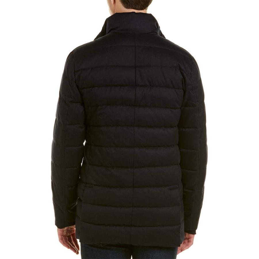 【並行輸入品】Cole Haan OUTERWEAR メンズ カラー: ブルー Cole Haan Men's Quilted Jacket wの画像