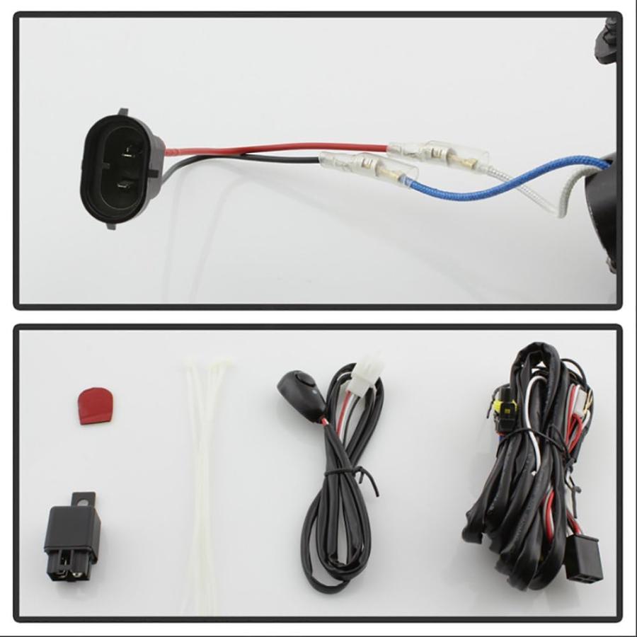 【並行輸入品】VIPMOTOZ フロントフォグライトランプ Standard Halogen Bulbs AZN-FL-DAV2011-Cの画像