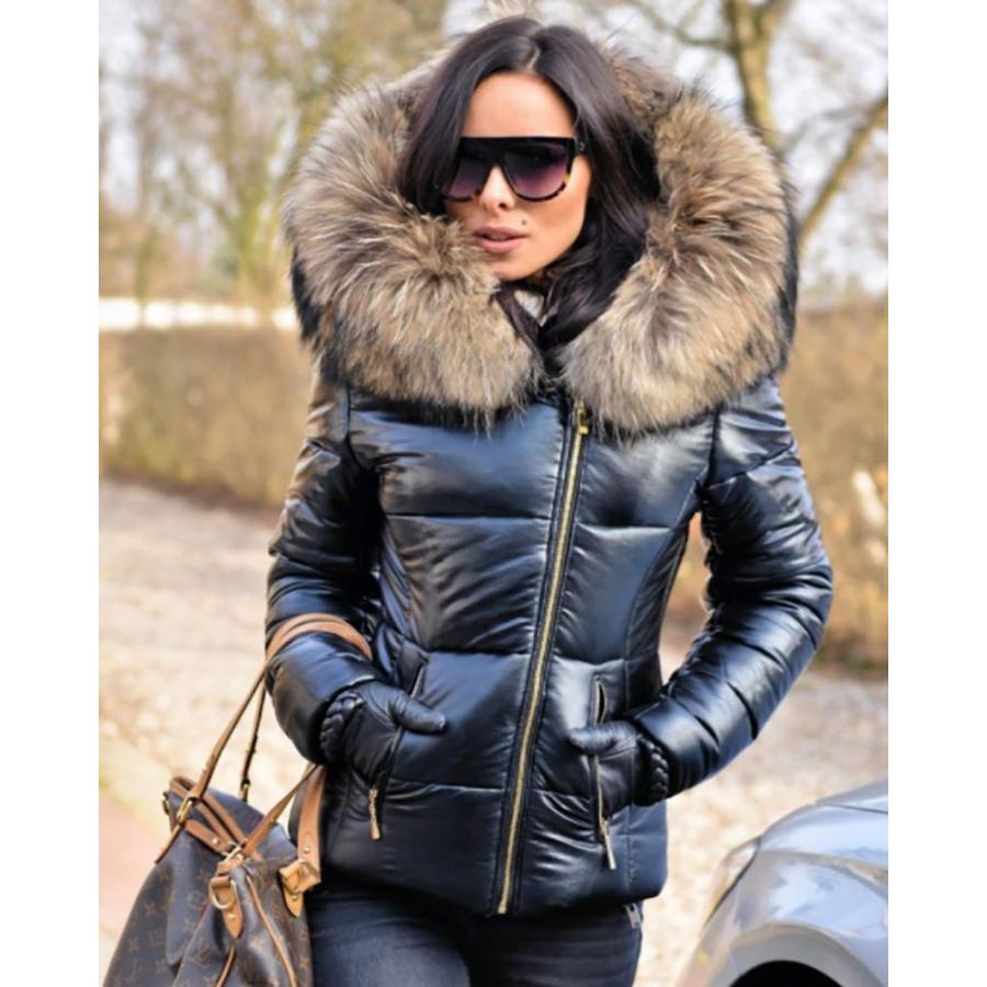 【並行輸入品】Aox OUTERWEAR レディース US サイズ: Medium カラー: ブラック Aox Women Winter Hoo_3