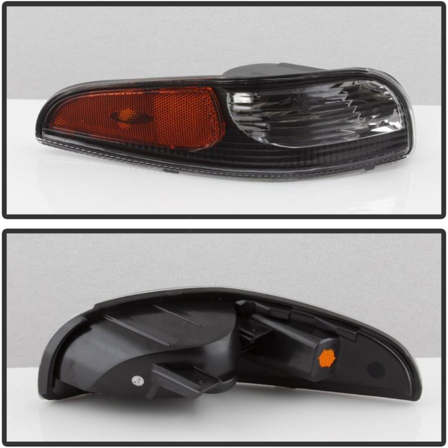 【並行輸入品】VIPMOTOZ フロントバンパー フォグライト アセンブリ 1997-2004年式 シボレーコルベット用 Driver \u0026 Passeの画像