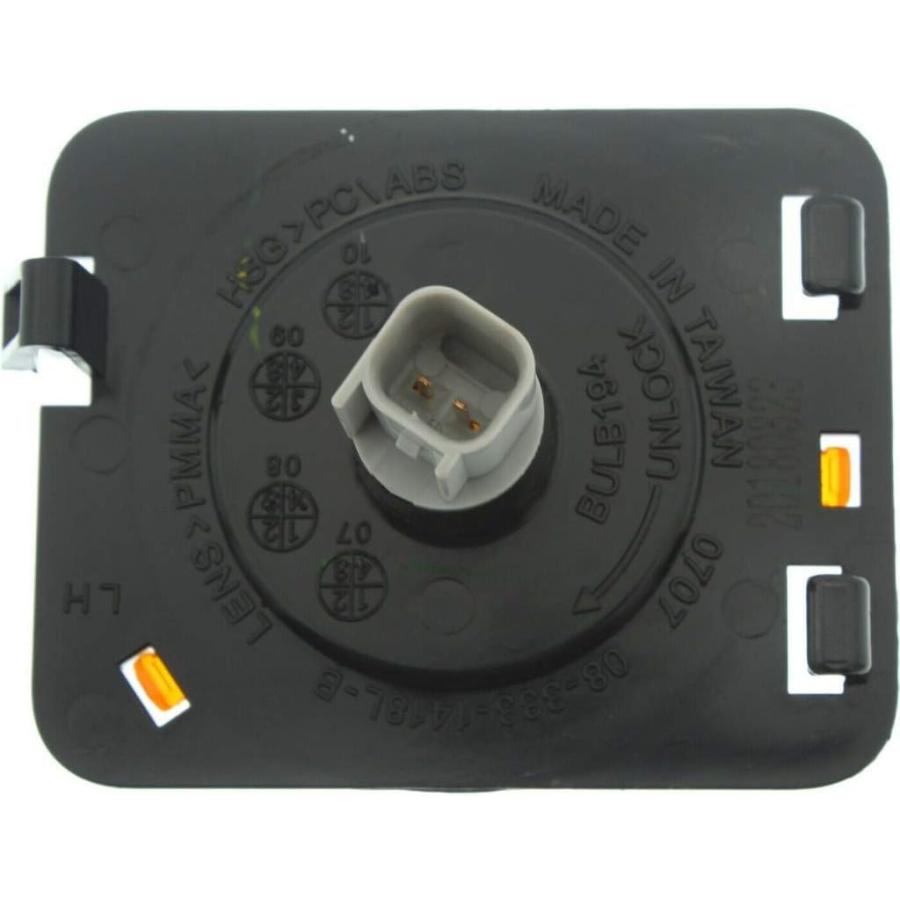 【並行輸入品】Jeep Wrangler 2007 08 09 10 11 12 2013 サイドマーカーライトアセンブリ 運転席側 CH255012