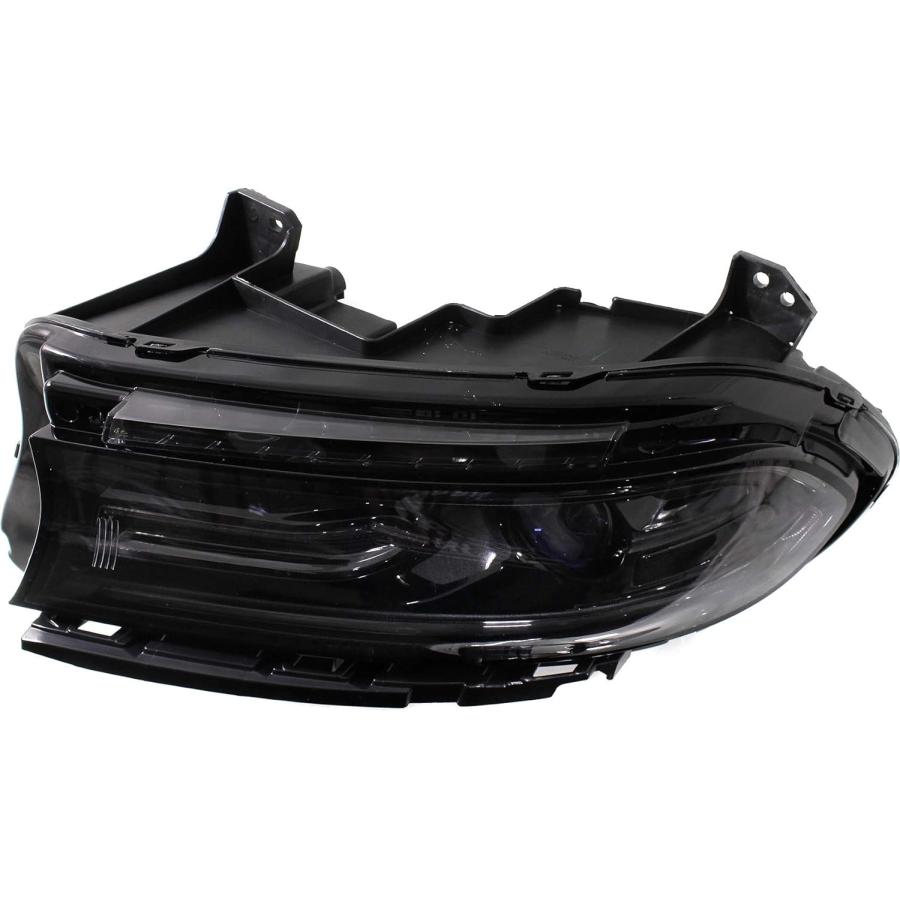 【並行輸入品】Evan-Fischer ヘッドライトアセンブリ 2015-2017 Dodge Charger ハロゲン対応 LED DRL 運転席側の画像
