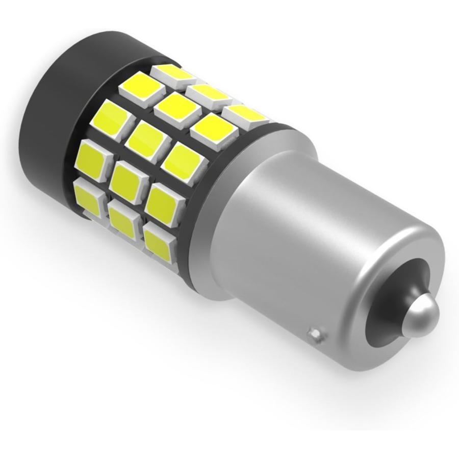 【並行輸入品】Alla Lighting 2pcs Super Bright 6000K White 1156 LED Bulbs Back-up Rの画像