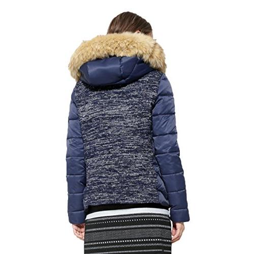 【並行輸入品】Desigual OUTERWEAR レディース カラー: ブルー Desigual Women's Blue Bean Paddの画像