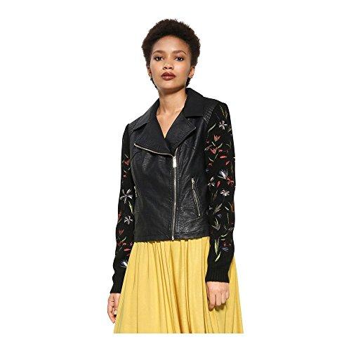 【並行輸入品】Desigual レディース ジョアン バイカージャケット, ブラック, 44 / UK 16 Desigual Women'sの画像