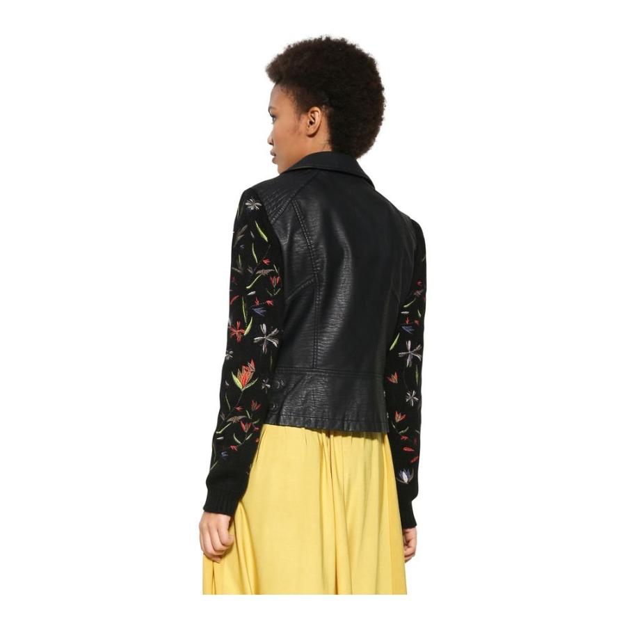 【並行輸入品】Desigual レディース ジョアン バイカージャケット, ブラック, 44 / UK 16 Desigual Women'sの画像