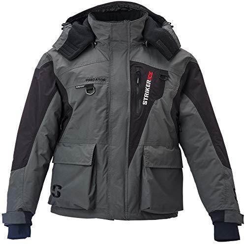 【並行輸入品】StrikerICE プレデタージャケット Striker Men's Fishing Jackets, Gray/Black,の画像