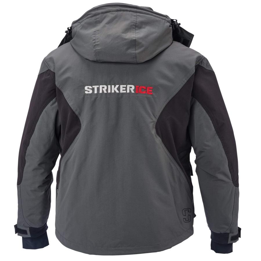 【並行輸入品】StrikerICE プレデタージャケット Striker Men's Fishing Jackets, Gray/Black,の画像
