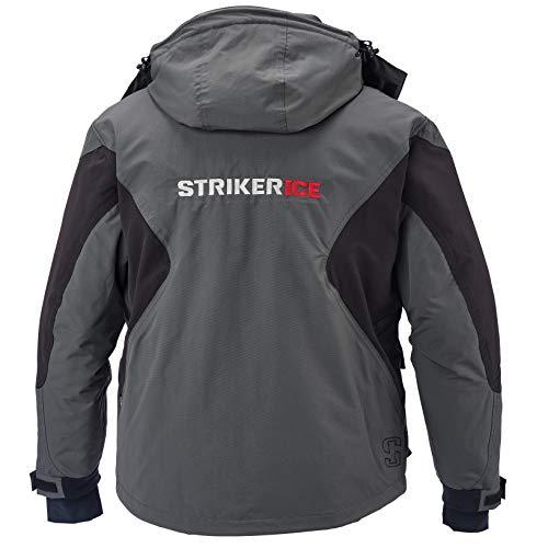 【並行輸入品】StrikerICE プレデタージャケット Striker Men's Fishing Jackets, Gray/Black,の画像