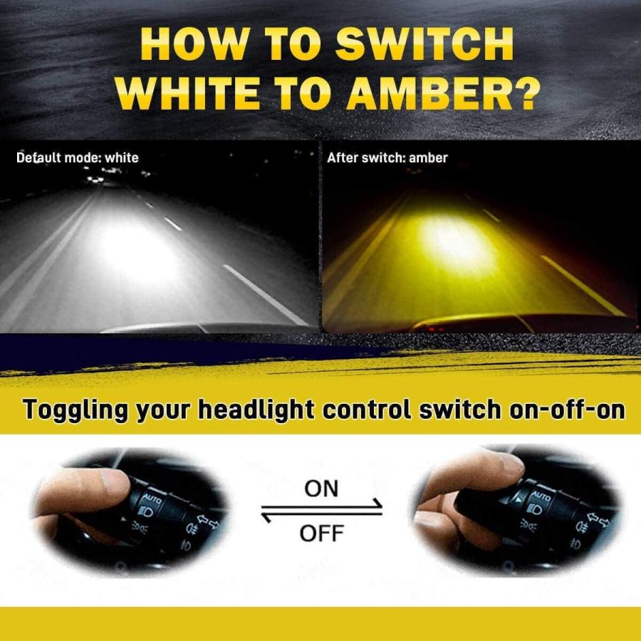【並行輸入品】LASFIT 9006/HB4 Light Bulbs Switchback Fog Light Upgrade Version 60Wの画像