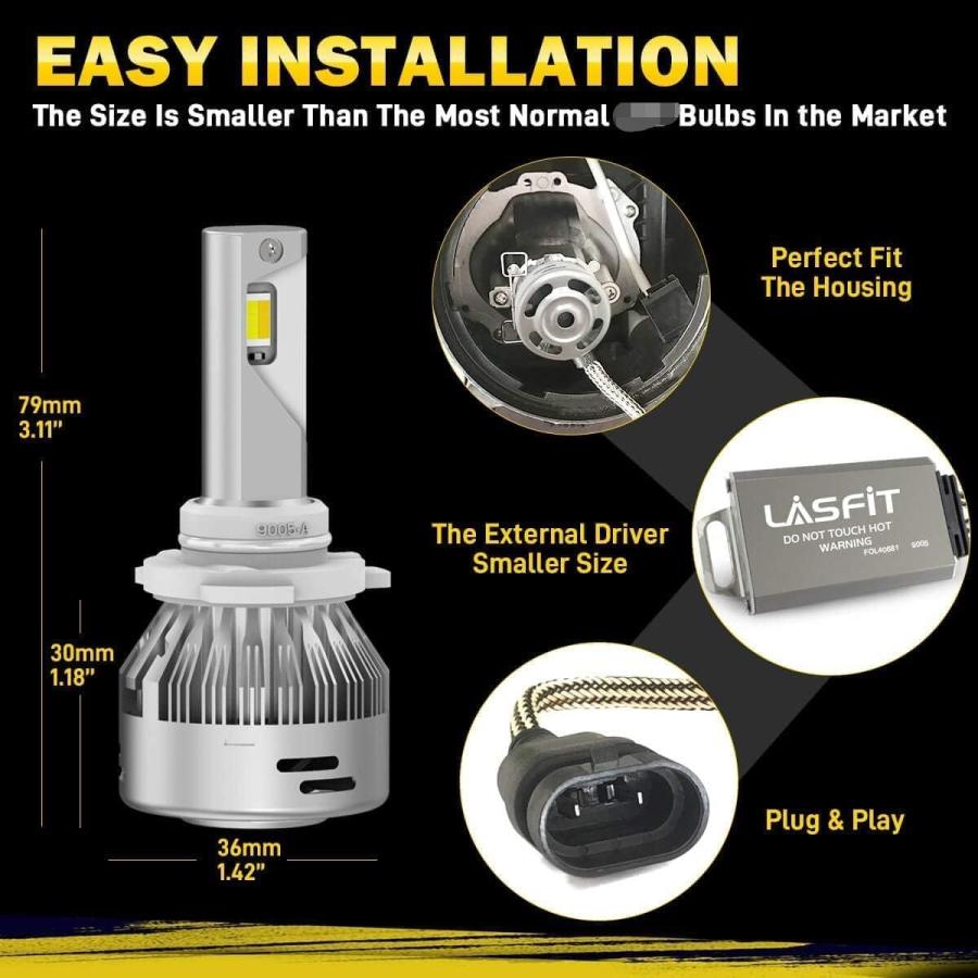 【並行輸入品】LASFIT 9006/HB4 Light Bulbs Switchback Fog Light Upgrade Version 60Wの画像