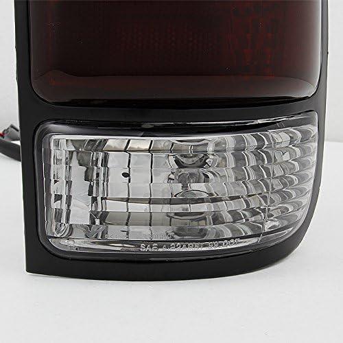 【並行輸入品】AKKON - For Toyota Tundra Pickup Truck Red Smoke Lens Rear Tail Ligh_4