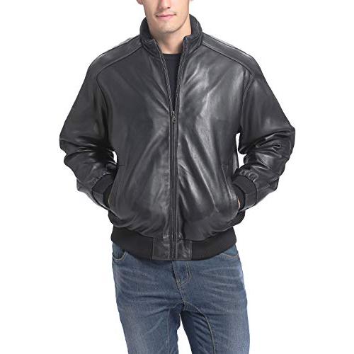 【並行輸入品】BGSD OUTERWEAR メンズ US サイズ: M カラー: ブラック BGSD Men City Lambskin Leaの画像