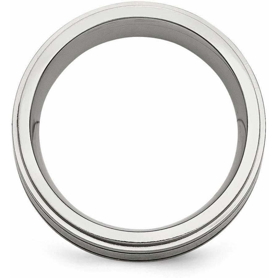 【並行輸入品】Sonia Jewels チタン研磨/つや消しエナメル加工 1/4ct tw.ダイヤモンド 9mm 結婚指輪  ダイヤモンド。  ダイヤの画像