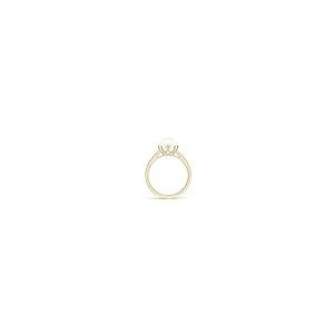 【並行輸入品】淡水養殖真珠 ソリティアクラウンリング (8mm 淡水養殖真珠)   6月誕生石, パール, 真珠 Freshwater Cultの画像