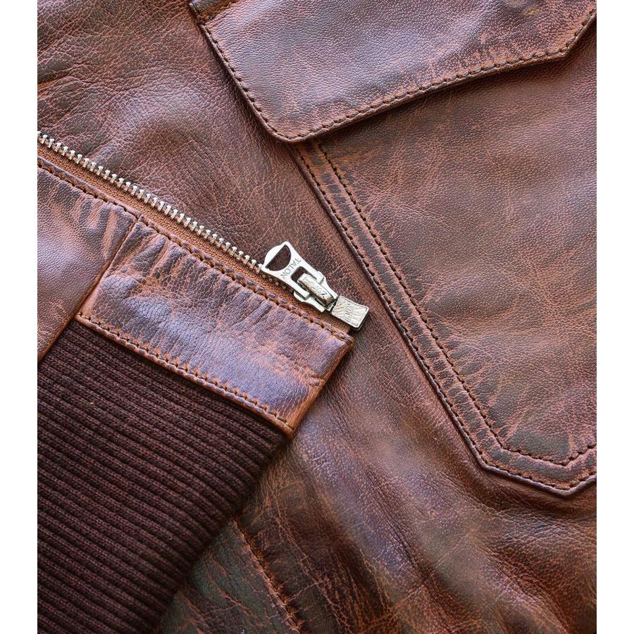 【並行輸入品】Fivestar.Leather OUTERWEAR メンズ US サイズ: M カラー: ブラウン FIVESTAR LEATHの画像