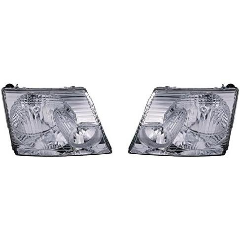 【並行輸入品】Headlights Headlamps Pair Set of 2 Kit for 02-05 Ford Explorer 4DR 4の画像
