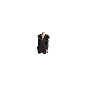 【並行輸入品】T Tahari OUTERWEAR レディース US サイズ: L カラー: ブラック T Tahari Gwen Faux Fの画像