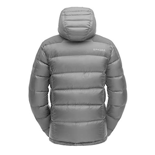 【並行輸入品】Spyder Men's Eiger Down Jacket, Black/Black/Turkish Sea, Smallの画像