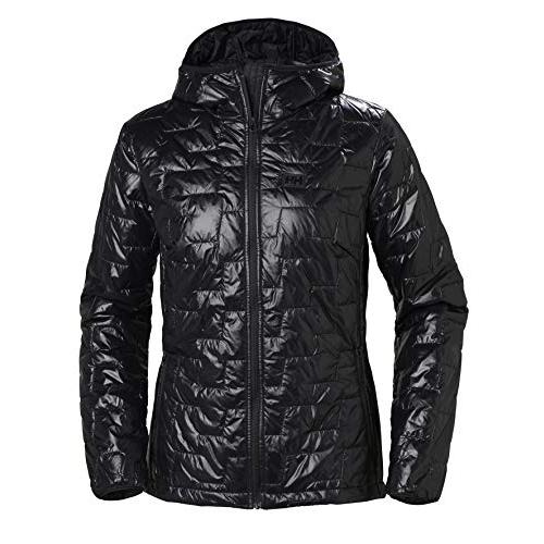 【並行輸入品】Helly Hansen Women's W Lifaloft Hooded Insulator Jacket, Black, Lの画像