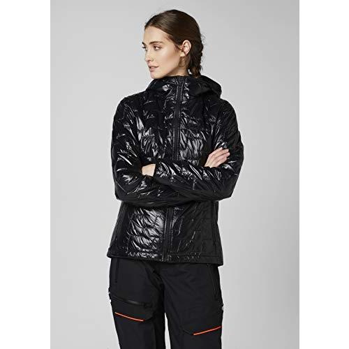 【並行輸入品】Helly Hansen Women's W Lifaloft Hooded Insulator Jacket, Black, Lの画像