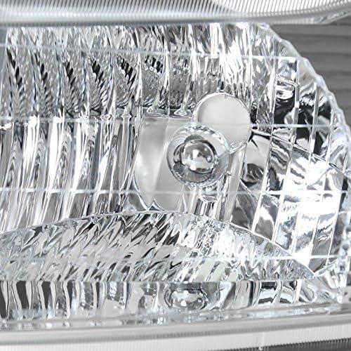 【並行輸入品】クロームハウジング クリアレンズ交換用ヘッドライト 05-09 Chevy Equinox用の画像