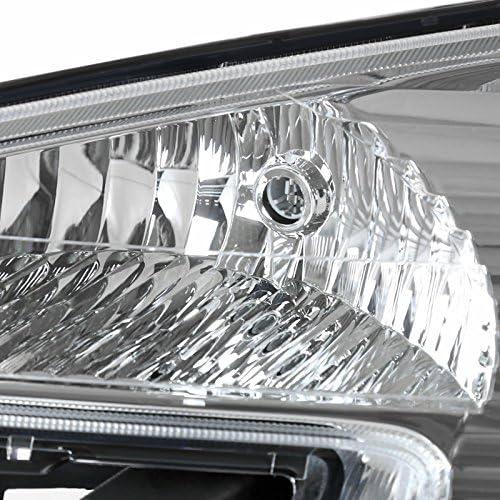 【並行輸入品】クロームハウジング クリアレンズ交換用ヘッドライト 05-09 Chevy Equinox用の画像